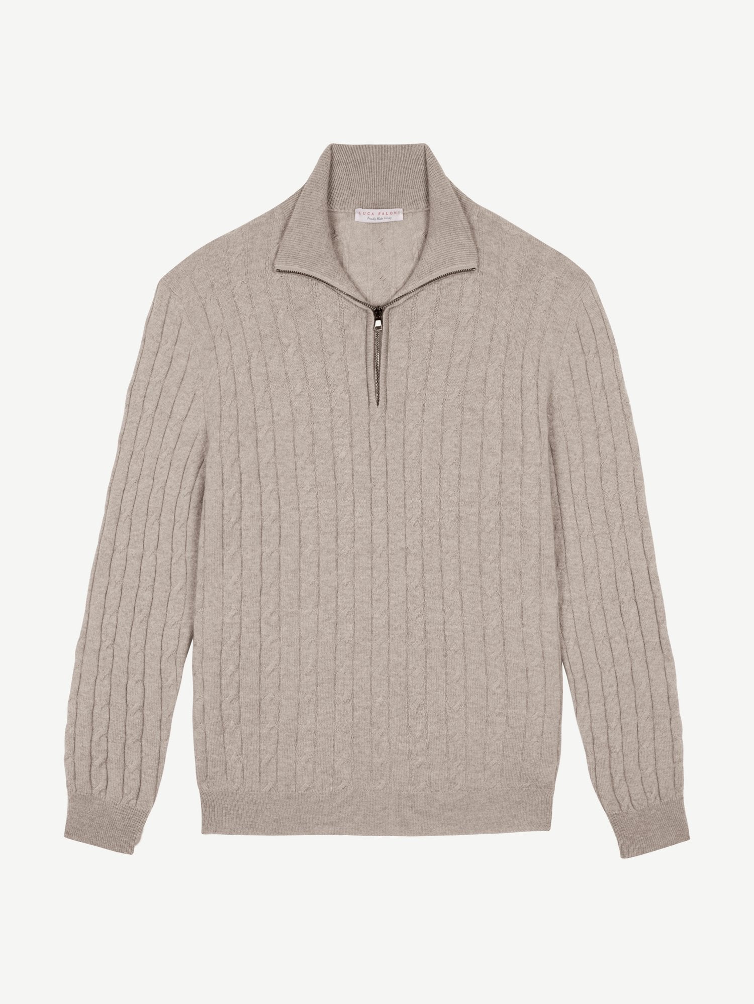 WOOLEN Quarter-Zip Jumper