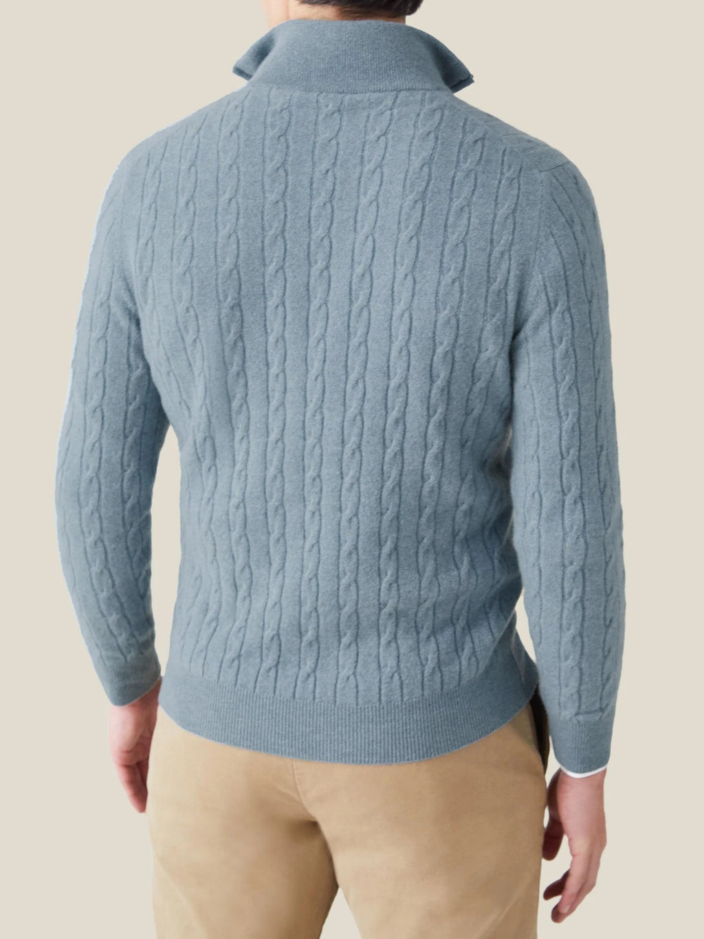 WOOLEN Quarter-Zip Jumper
