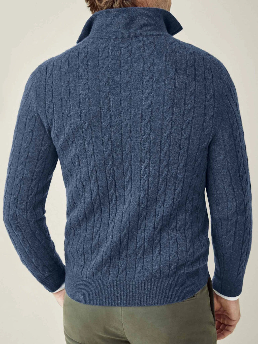 WOOLEN Quarter-Zip Jumper