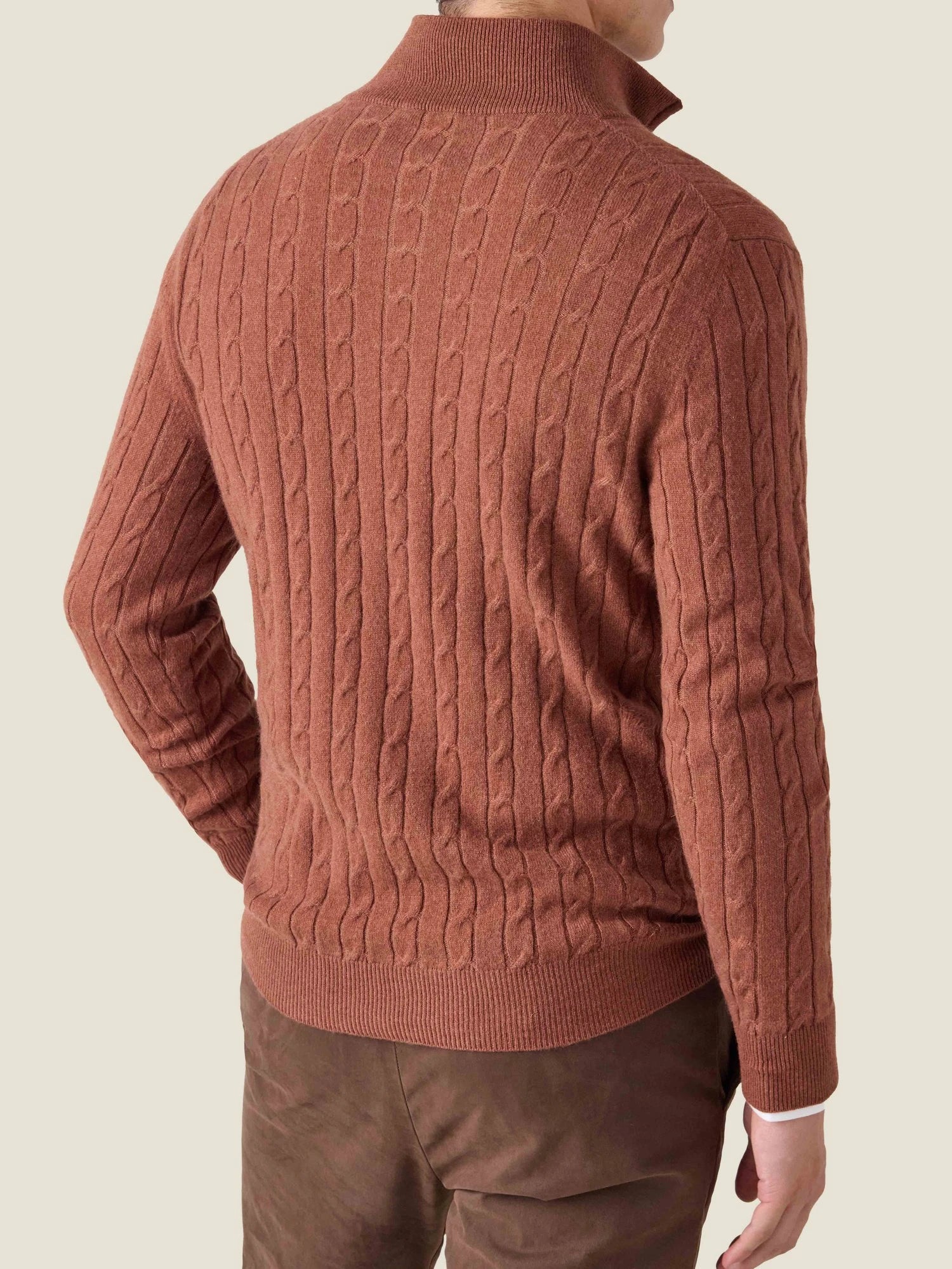 WOOLEN Quarter-Zip Jumper