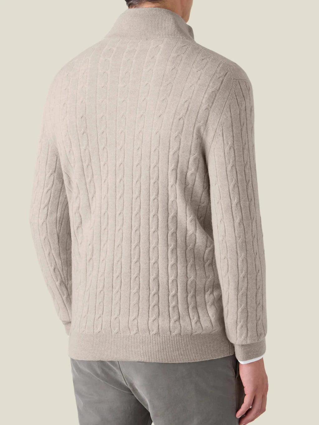 WOOLEN Quarter-Zip Jumper