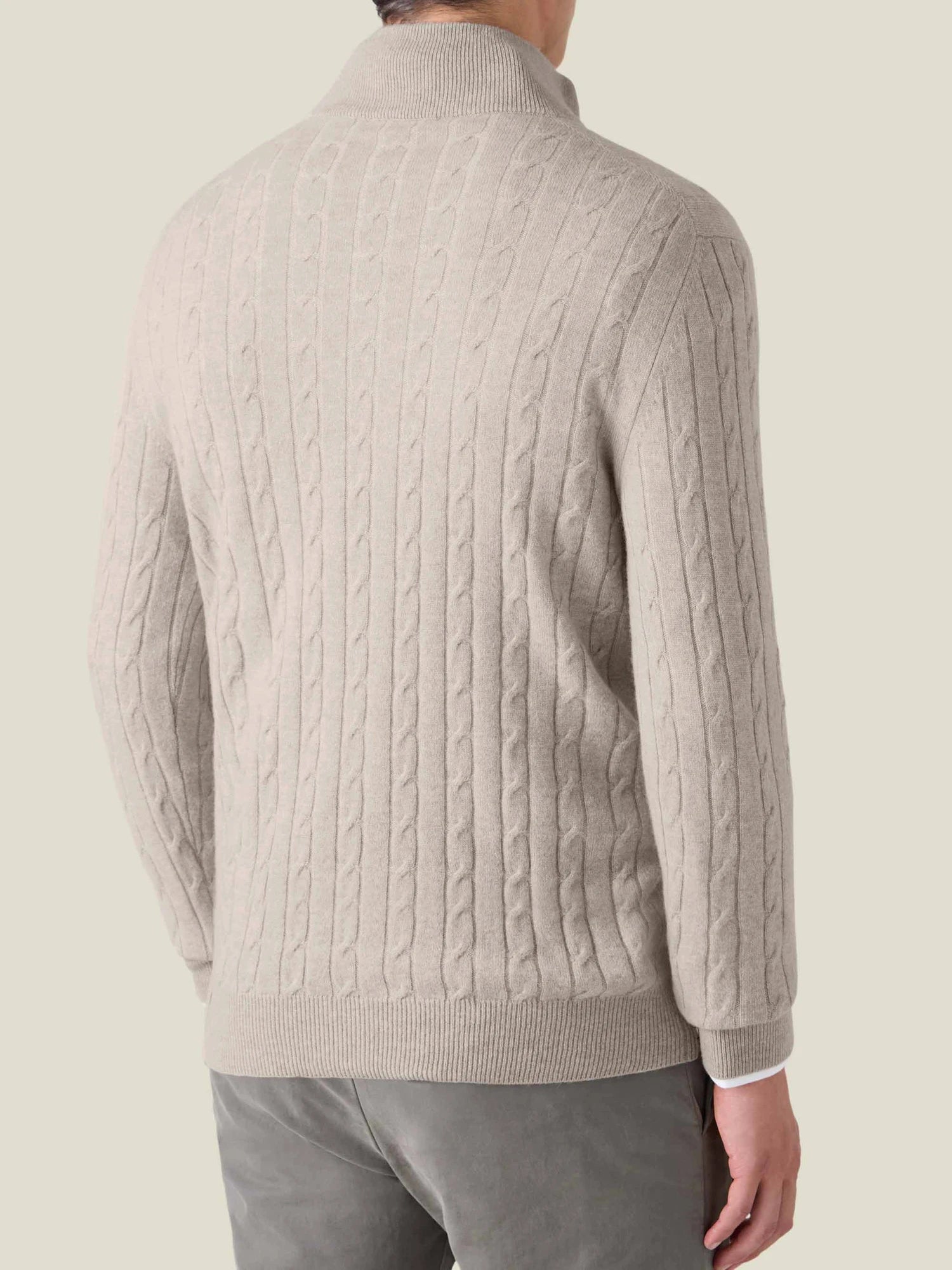 WOOLEN Quarter-Zip Jumper