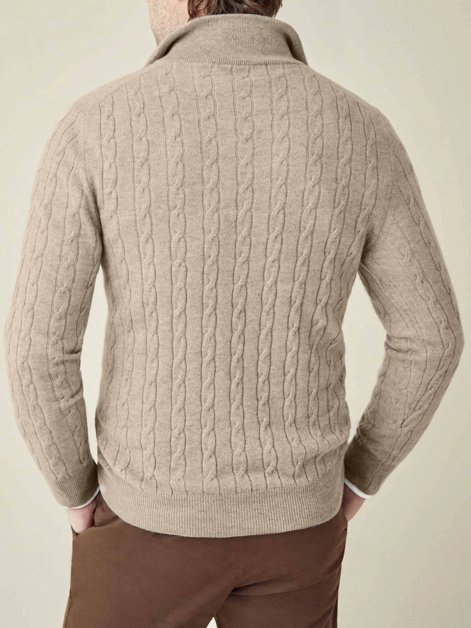 WOOLEN Quarter-Zip Jumper