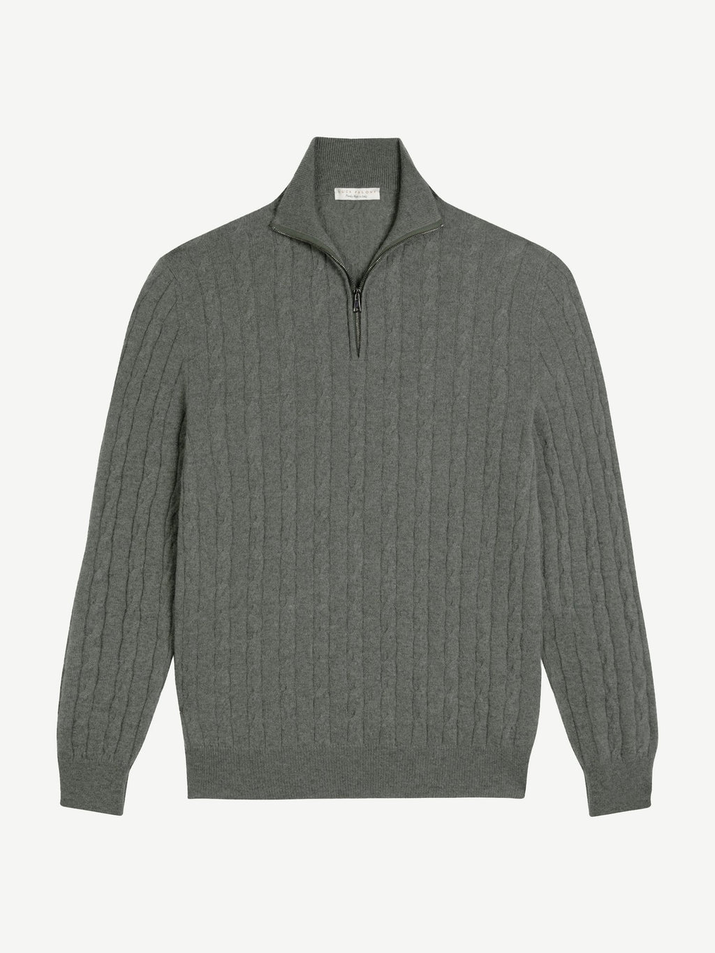 WOOLEN Quarter-Zip Jumper