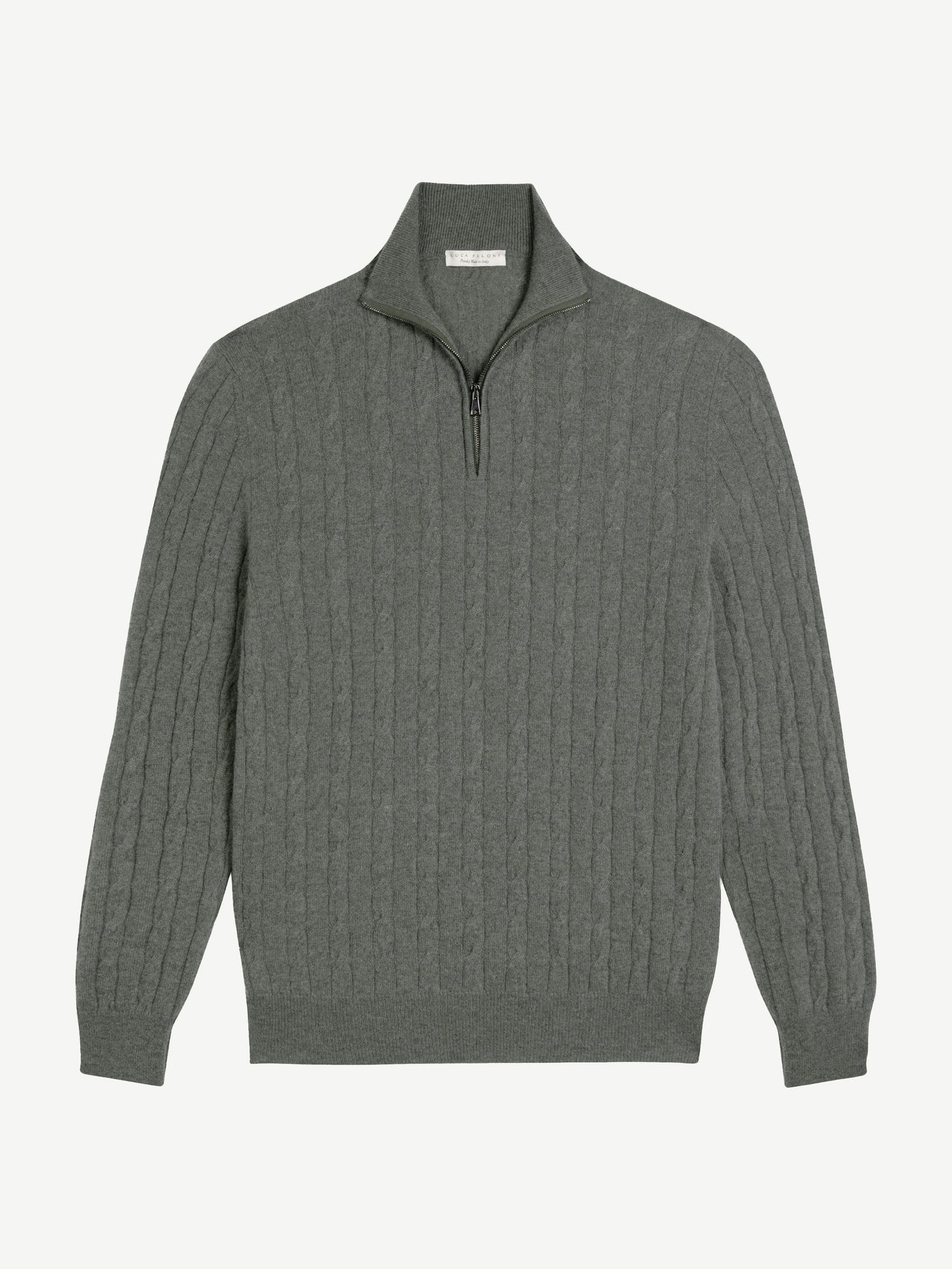 WOOLEN Quarter-Zip Jumper