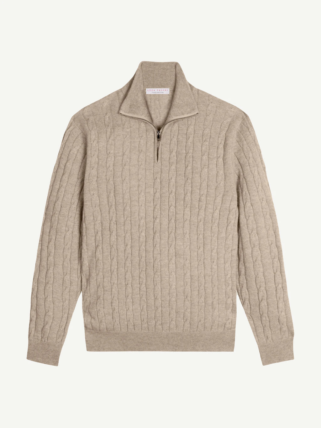 WOOLEN Quarter-Zip Jumper