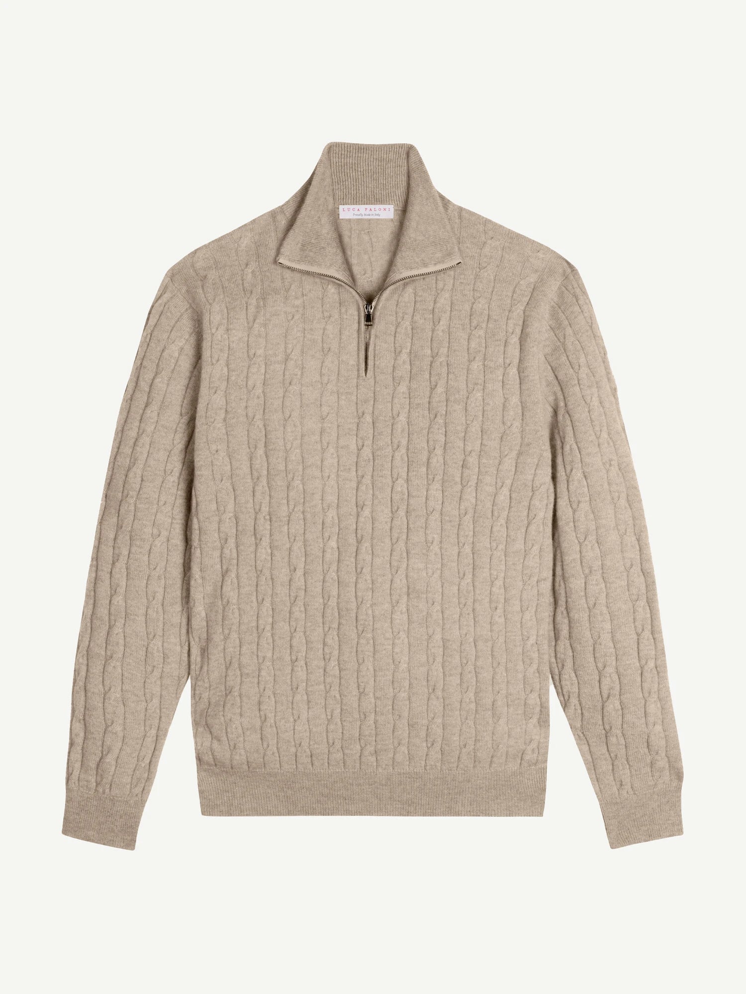 WOOLEN Quarter-Zip Jumper